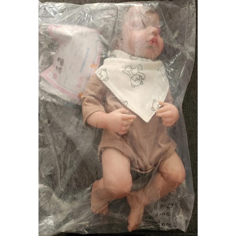 Realistic 20 Inch‎ Lifelike Sleeping Baby Boy Newborn